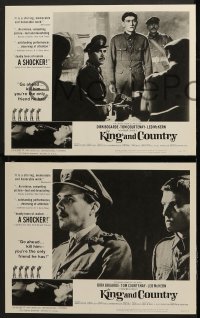 6c322 KING & COUNTRY 8 LCs 1966 Dirk Bogarde deserts in World War I, directed by Joseph Losey!