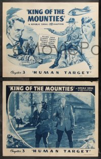 6c326 KING OF THE MOUNTIES 8 chapter 3 LCs 1942 Allan Lane & Peggy Drake, Human Target!