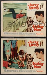 6c641 LADIES MAN 7 LCs 1961 girl-shy upstairs-man-of-all-work Jerry Lewis screwball comedy!