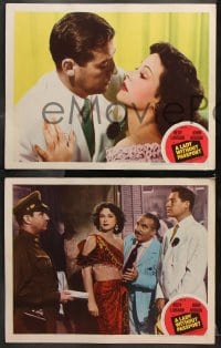 6c642 LADY WITHOUT PASSPORT 7 LCs 1950 sexiest Hedy Lamarr, Hodiak, directed by Joseph H. Lewis!