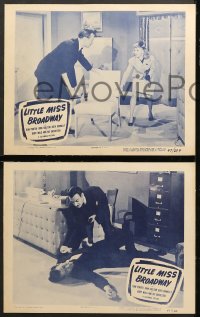 6c778 LITTLE MISS BROADWAY 4 LCs 1947 sexy Jean Porter is the upstart who upset cafe society!