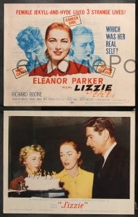 6c348 LIZZIE 8 LCs 1957 Eleanor Parker as female Jekyll & Hyde in her trampy hussey personality!