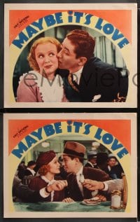 6c645 MAYBE IT'S LOVE 7 LCs 1935 great images of Gloria Stuart and Ross Alexander, rare!
