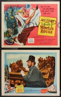 6c390 MOULIN ROUGE 8 LCs 1953 Jose Ferrer as Toulouse-Lautrec, directed by John Huston!