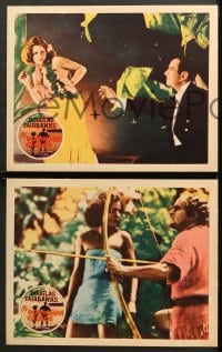 6c865 MR. ROBINSON CRUSOE 3 LCs 1932 dashing lover & daredevil Douglas Fairbanks + island babes!