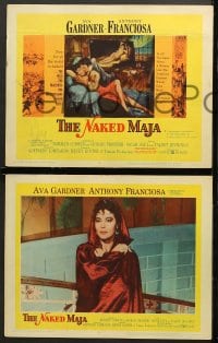 6c402 NAKED MAJA 8 LCs 1959 great images of sexy Ava Gardner & Anthony Franciosa!