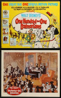 6c018 ONE HUNDRED & ONE DALMATIANS 9 LCs 1961 classic Walt Disney canine cartoon, complete set!