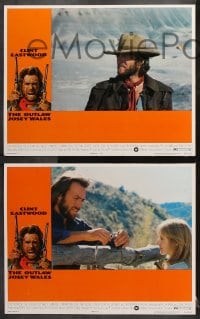 6c423 OUTLAW JOSEY WALES 8 LCs 1976 Clint Eastwood is an army of one, Sondra Locke, cool images!