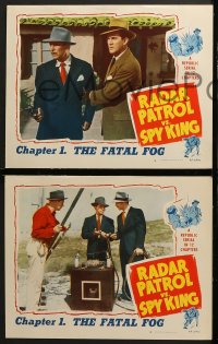 6c876 RADAR PATROL VS SPY KING 3 chapter 1 LCs 1949 Kirk Alyn, Republic crime serial, Fatal Fog!