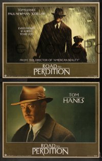 6c007 ROAD TO PERDITION 11 LCs 2002 directed by Sam Mendes, Tom Hanks, Paul Newman, Jude Law!
