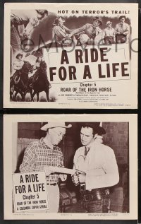 6c793 ROAR OF THE IRON HORSE 4 chapter 5 LCs 1951 Rick Vallin as Native American White Eagle!