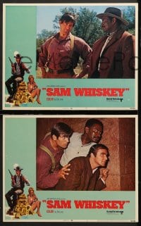 6c470 SAM WHISKEY 8 LCs 1969 Ossie Davis, Burt Reynolds & sexy Angie Dickinson!
