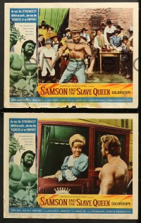 6c472 SAMSON & THE SLAVE QUEEN 8 LCs 1964 Umberto Lenzi's Zorro contro Maciste, Sergio Ciani!