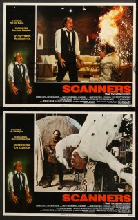 6c480 SCANNERS 8 LCs 1981 David Cronenberg, in 20 seconds your head explodes, great sci-fi images!