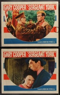 6c656 SERGEANT YORK 7 LCs 1941 World War I's most decorated soldier Gary Cooper & Brennan!
