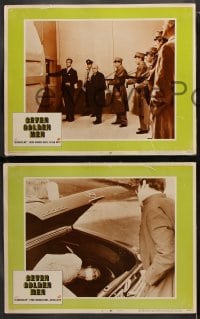 6c657 SEVEN GOLDEN MEN 7 LCs 1969 Mario Vicario's Sette uomini d'oro, Italian, Rossana Podesta!