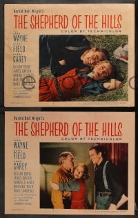 6c735 SHEPHERD OF THE HILLS 5 LCs R1955 Betty Field & Harry Carey, from Harold Bell Wright novel!