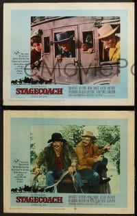 6c511 STAGECOACH 8 LCs 1966 Ann-Margret, Red Buttons, Bing Crosby, Mike Connors