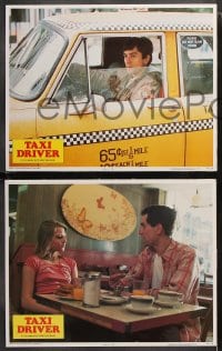 6c536 TAXI DRIVER 8 LCs 1976 Robert De Niro, Harvey Keitel & teen hooker Jodie Foster, Scorsese!