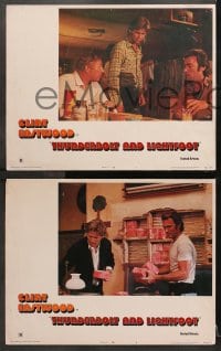 6c662 THUNDERBOLT & LIGHTFOOT 7 LCs 1974 Clint Eastwood, Jeff Bridges, George Kennedy, Cimino!
