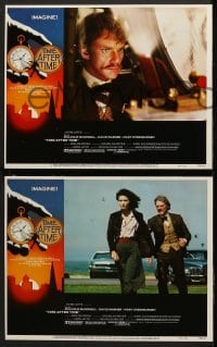 6c556 TIME AFTER TIME 8 LCs 1979 Malcolm McDowell as H.G. Wells, Warner as Jack the Ripper, Noble!