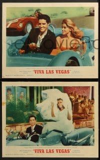 6c583 VIVA LAS VEGAS 8 LCs 1964 Elvis Presley and sexy Ann-Margret, Love in Las Vegas!
