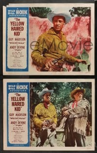 6c811 WILD BILL HICKOK 4 LCs 1950s Guy Madison in the title role, The Yellow Haired Kid!