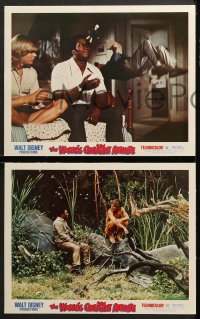 6c892 WORLD'S GREATEST ATHLETE 3 LCs 1973 Walt Disney, Jan-Michael Vincent goes from jungle to gym!