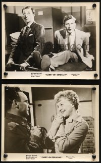 6d958 CARRY ON SERGEANT 2 8x10 stills 1959 Shirley Eaton in a wacky English military comedy!