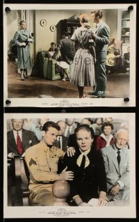 6d232 PEYTON PLACE 2 color 8x10 stills 1958 Lana Turner, from the novel by Grace Metalious, Tamblyn!