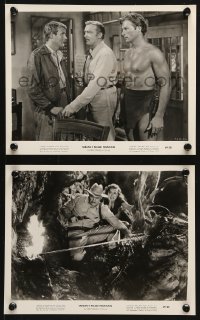 6d995 TARZAN'S MAGIC FOUNTAIN 2 8x10 stills 1949 Lex Barker & Brenda Joyce, Edgar Rice Burroughs!