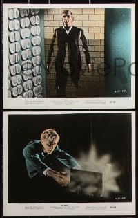 6d187 4D MAN 6 color 8x10 stills 1959 Robert Lansing walks through stone walls, special fx images!
