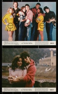 6d122 ALL THE RIGHT MOVES 8 8x10 mini LCs 1983 high school football player Tom Cruise, Lea Thompson