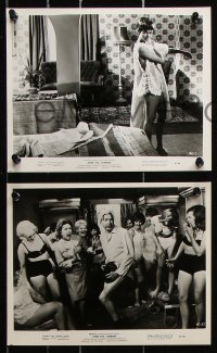 6d290 ALL THE WAY TO PARIS 23 8x10 stills 1967 Jamie Uys screwball comedy, great images of France!