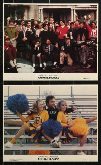6d207 ANIMAL HOUSE 4 8x10 mini LCs 1978 John Belushi, John Landis classic, art by Rick Meyerowitz!