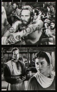 6d241 BEN-HUR 38 8x10 stills 1960 William Wyler epic, Charlton Heston, Hawkins, MANY great images!