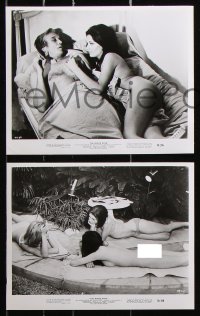 6d311 BLOOD ROSE 20 8x10 stills 1970 La rose ecorchee, first sex-horror film ever made, wild images!