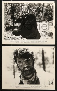 6d581 CAIN'S WAY 8 8x10 stills R1972 John Carradine western, pray death catches you before he does!