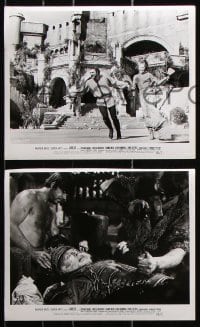 6d435 CAMELOT 12 from 7.25x9.5 to 8.25x10 stills 1968 Richard Harris as King Arthur, Redgrave!