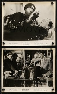 6d539 CARRY ON CONSTABLE 9 8x10 stills 1961 Sidney James, wacky image of English cops!