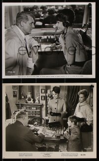 6d915 CHARADE 3 8x10 stills 1963 great images of Cary Grant & Audrey Hepburn!