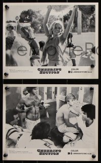 6d846 CHEERING SECTION 4 8x10 stills 1977 football cheerleader sex, score team score!