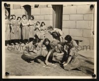 6d962 CONDEMNED WOMEN 2 8x10 stills 1938 Shirley behind bars, women in prison playing cards in yard!