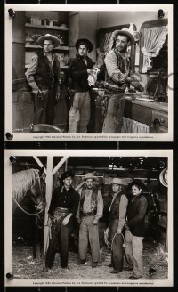6d542 DALTONS RIDE AGAIN 9 8x10 stills 1945 western images of Lon Chaney Jr., Curtis, O'Driscoll!