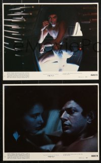 6d143 FLY 8 8x10 mini LCs 1986 David Cronenberg sci-fi remake, Jeff Goldblum, Geena Davis!