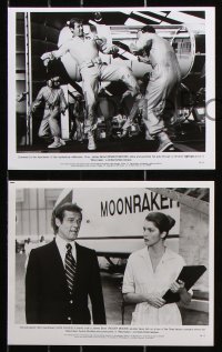 6d519 MOONRAKER 10 8x10 stills 1979 Roger Moore as James Bond, Lois Chiles, Corinne Clery!