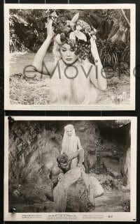 6d810 PRIVATE LIVES OF ADAM & EVE 5 8x10 stills 1960 Martin Milner & sexy naked Mamie Van Doren!