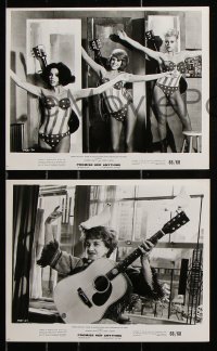 6d888 PROMISE HER ANYTHING 4 8x10 stills 1966 images of Warren Beatty & pretty Leslie Caron, Wynn!