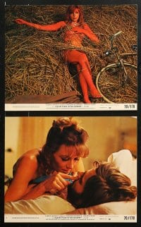 6d165 QUIET PLACE IN THE COUNTRY 8 8x10 mini LCs 1970 Franco Nero & Vanessa Redgrave with sex magazine!