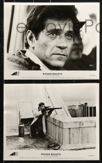 6d743 RUSSIAN ROULETTE 6 8x10 stills 1975 George Segal, it's played with all the chambers loaded!